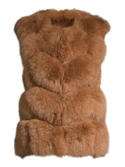 Adrienne Landau Let Out Fox Fur Vest In Luggage