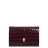 ALEXANDER MCQUEEN MINI SKULL BURGUNDY CLUTCH,AM15155B