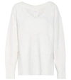 SEE BY CHLOÉ RIBBED-KNIT WOOL-BLEND SWEATER,P00398978