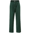 SIES MARJAN BLANCHE WOOL-TWILL WIDE-LEG PANTS,P00400233