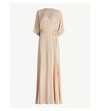 REFORMATION WINSLOW WRAP-OVER CREPE MAXI DRESS,27302130