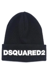 DSQUARED2 DSQUARED2 LOGO PATCH BEANIE