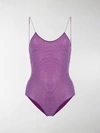 Oseree Glittered Swimsuit In Purple