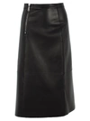 DSQUARED2 D Squared Leather Skirt,11002729