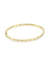 IPPOLITA Stardust 18K Yellow Gold & 28-Diamond Hinged Bangle Bracelet