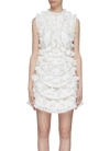 ZIMMERMANN 'Zippy Fan' scalloped pleated ruffle silk dress