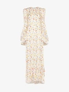 THE VAMPIRE'S WIFE THE VAMPIRE'S WIFE FLORAL RUFFLE SILK MAXI DRESS,DR23414034785
