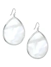 Ippolita Polished Rock Candy Large Sterling Silver & Mother-of-pearl Teardrop Earrings