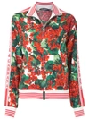 DOLCE & GABBANA HYDRANGEA PRINTED BOMBER JACKET