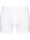 Sunspel Classic Cotton Boxer Shorts In White