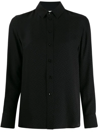 Saint Laurent Polka Dot Shirt - 黑色 In Black