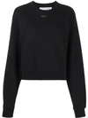 OFF-WHITE OFF-WHITE CRYSTAL EMBELLISHED JUMPER - BLACK