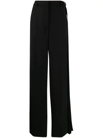 Prada Pleated Detail Tailored Trousers - 黑色 In Black