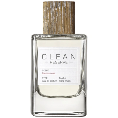 Clean Reserve Blonde Rose Perfume Eau De Parfum 100 ml In White