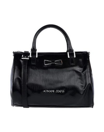Armani Jeans Handbag In Black