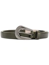 BRUNELLO CUCINELLI CURVED BUCKLE BELT