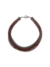 BRUNELLO CUCINELLI LAYERED ROPE NECKLACE