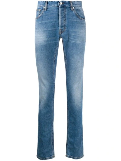 Just Cavalli Double Stripe Denim Jeans In Blue