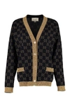 GUCCI GG JACQUARD KNIT CARDIGAN,11003918