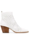 MICHAEL MICHAEL KORS POINTED COWBOY ANKLE BOOTS