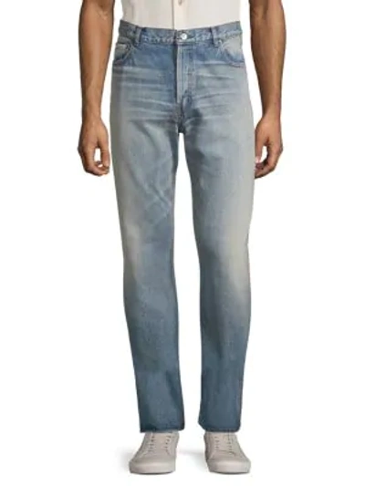 Balenciaga 20cm Bootcut Cotton Denim Jeans In Blue