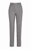 GIULIVA HERITAGE COLLECTION ALTEA HOUNDTOOTH LINEN TROUSERS,770114