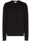 John Elliott Black Oversized Crewneck Sweatshirt In Black