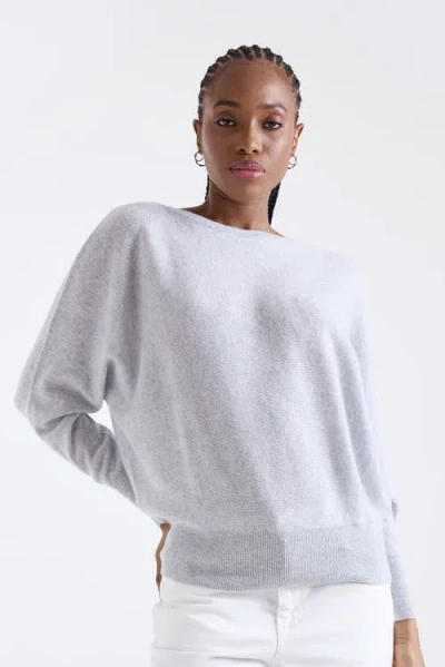 1982 Alaia Boat Neck Long Sleeve Jumper In Gray