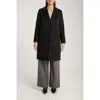 1982 Cashmere Tailored Single-breasted Coat In Black