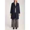 1982 Cashmere Tailored Single-breasted Coat In Blue