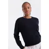 1982 Maila Crew Neck Long Sleeve Jumper In Black