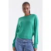1982 Maila Crew Neck Long Sleeve Jumper In Green