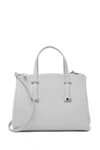 Ted Baker Alexiis Adjustable Leather Tote Bag In Grey