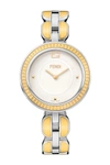 FENDI Women's Fendi My Way Swiss Quartz Two-Tone Bracelet Watch, 36mm