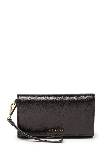 Ted Baker Holli Textured Leather French Purse In Xjet