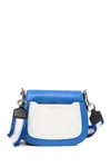 Marc Jacobs Empire City Mini Leather Messenger Bag In Sapphire Multi