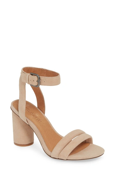 Madewell The Rosalie High Heel Sandal In Sand Dune