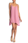 Elan Cover-up Slip Dress In Dusty Pink