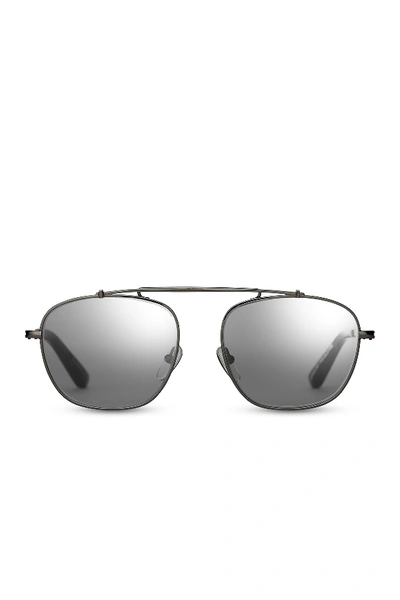 Toms Riley 53mm Navigator Sunglasses In Dark Grey