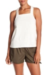 MADEWELL TEXTURED KNIT APRON TANK TOP
