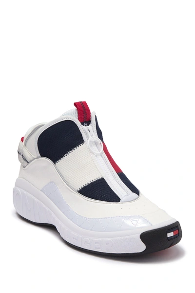 Tommy Jeans Icon Mid Sneaker In Rwb