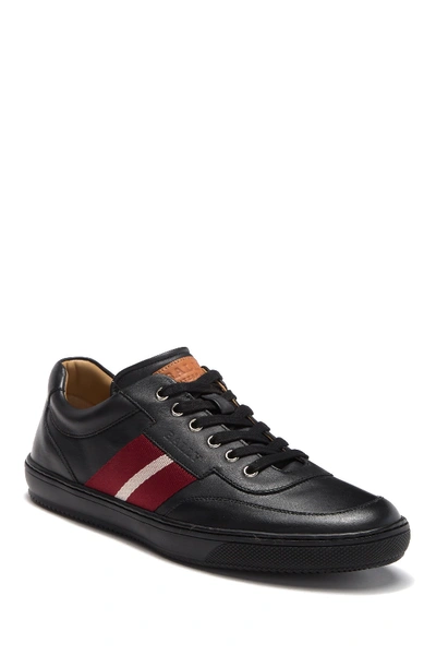 Bally Oriano Lace-up Sneaker In Black