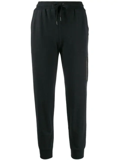Brunello Cucinelli Tapered Track Trousers In Grey