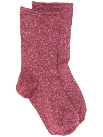 Brunello Cucinelli Fine Knit Socks - Red
