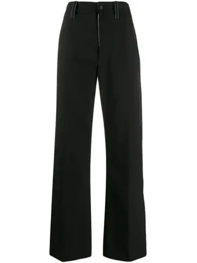 Marni Wide Leg Trousers In Black