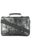 BARBOUR foldover buckled strap briefcase