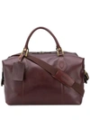 Barbour Travel Explorer Holdall Bag In Brown