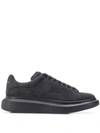 Alexander Mcqueen Grey Suede Oversized Sneakers