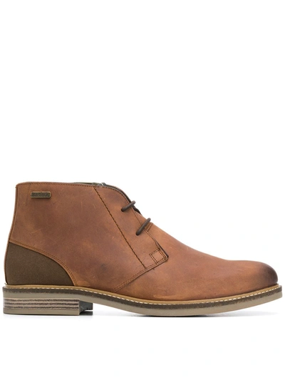 Barbour Redhead Suede Chukka Boots In Tan