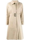 MACKINTOSH ROSLIN FAWN RAINTEC COTTON SINGLE BREASTED TRENCH COAT | LM-061FD